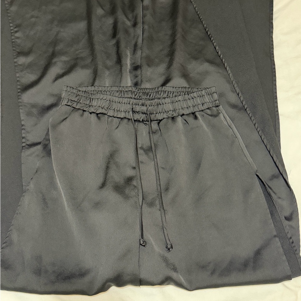 Forever 21 Black Satin Pants